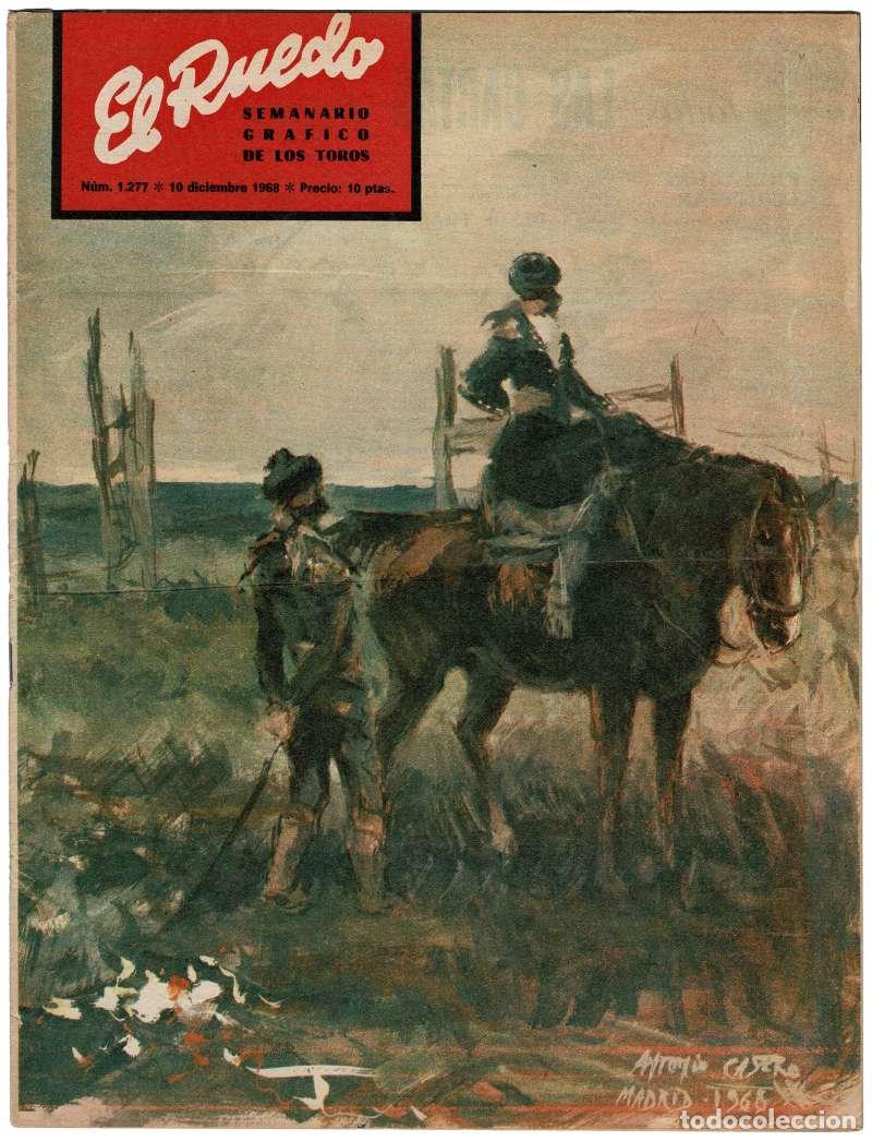 Coleccionismo de revistas y peri&oacute;dicos: Revista El Ruedo N&ordm; 1277, 10 diciembre 1968
