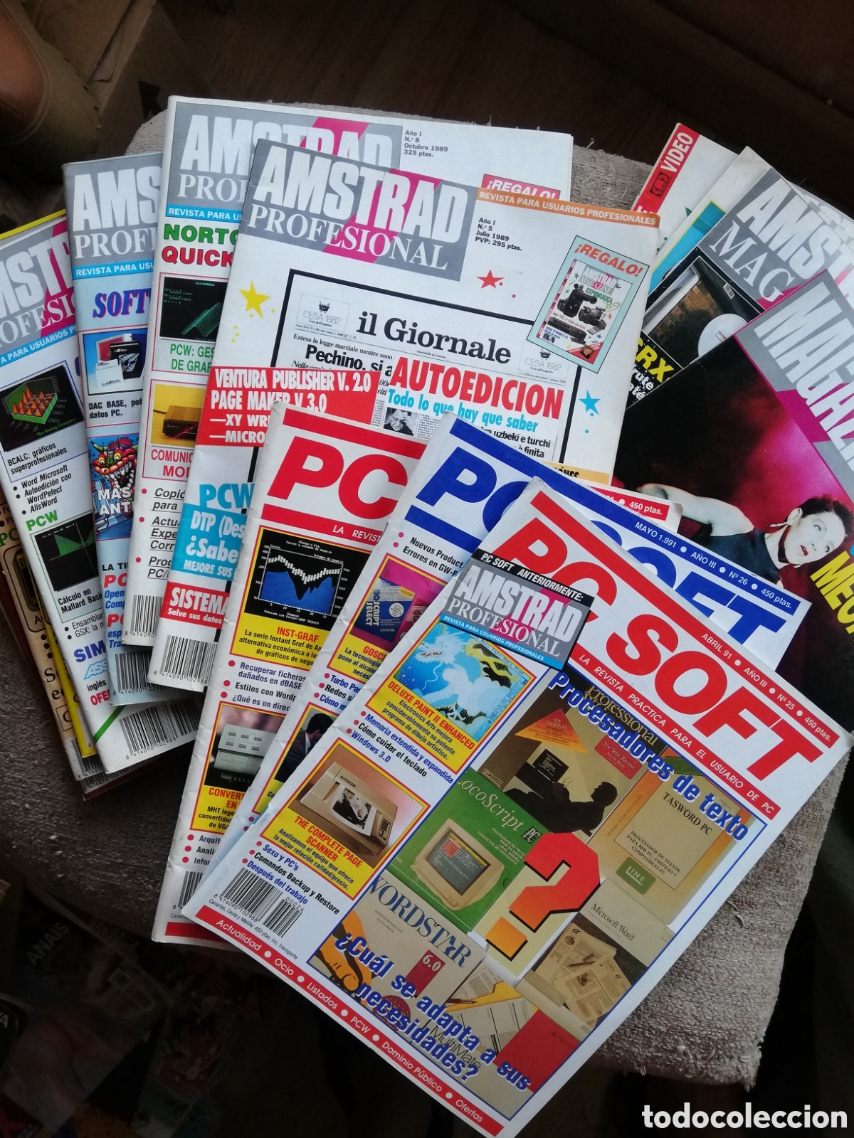 Collezionismo di Riviste e Giornali: Lote 15 revistas inform&aacute;tica. 8 Amstrad Profesional, 3 Pc Soft y 4 Amstrad Magazine 1989, 1990, 1991