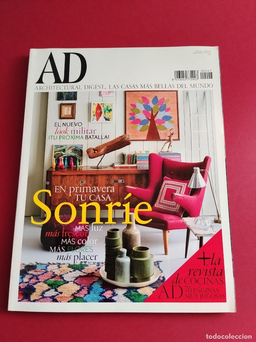 Coleccionismo de revistas y peri&oacute;dicos: REVISTA AD Las casas m&aacute;s bellas del mundo / N&deg; 47 Mayo 2010