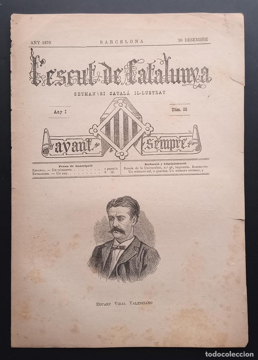 Collection Magazines and Newspapers: L'ESCUT DE CATALUNYA SETMANARI CATAL&Aacute; I&middot;LUSTRAT - ANY I N&ordm; 38 - 20 DESEMBRE 1879