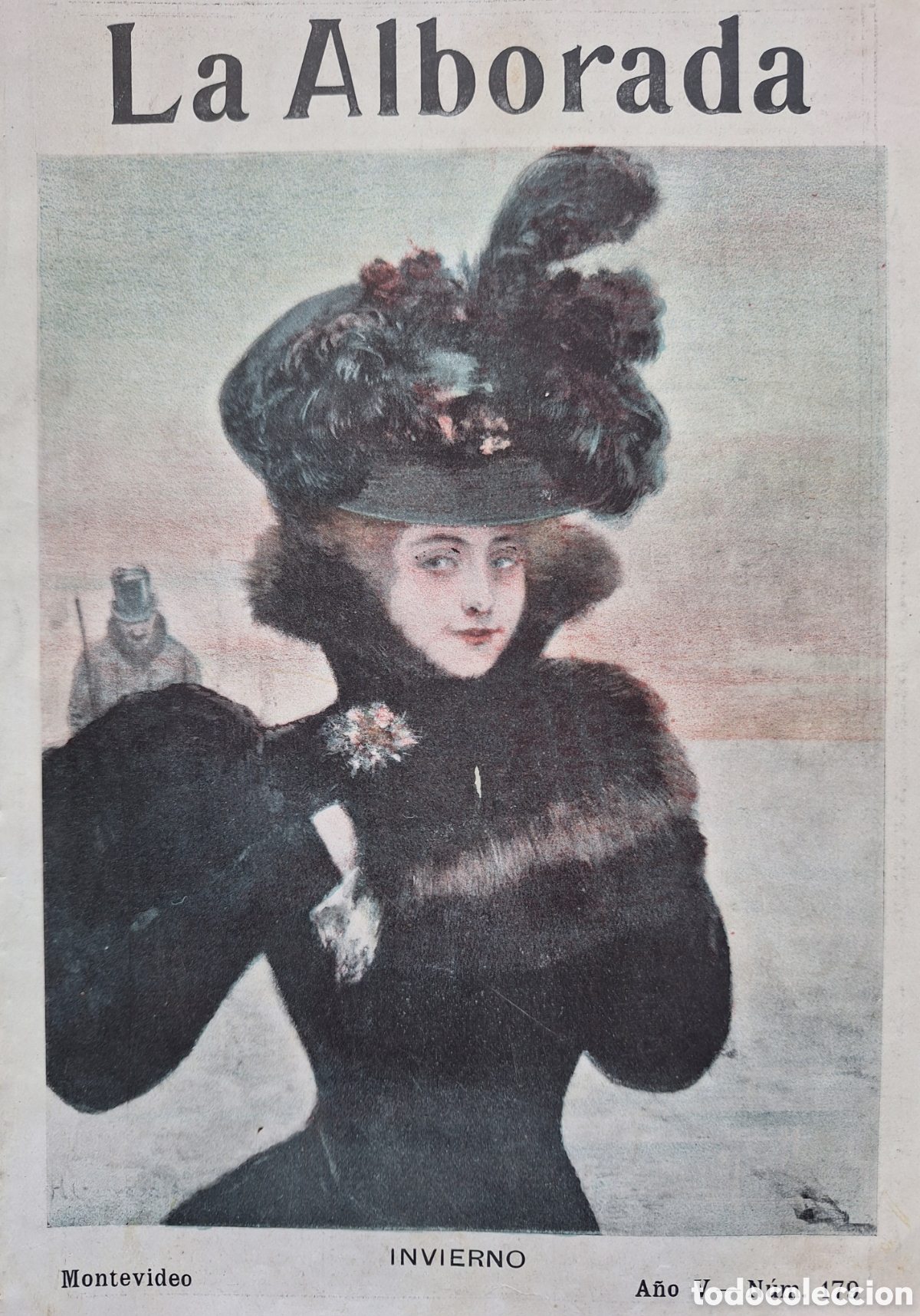 Coleccionismo de revistas y peri&oacute;dicos: REVISTA LA ALBORADA 179 ESTANCIA BLANQUEADA DE RIO NEGRO DE EMILIO RODRIGUEZ 1901