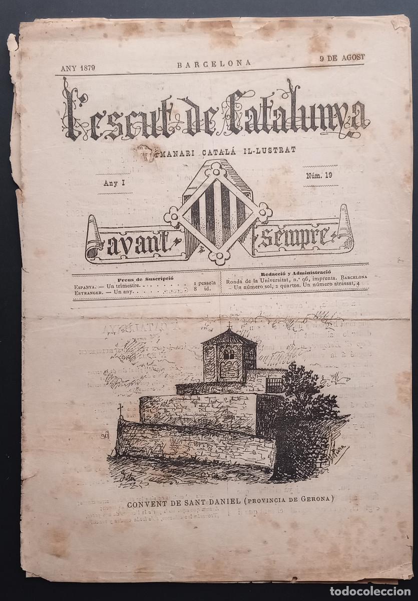 Collection Magazines and Newspapers: L'ESCUT DE CATALUNYA SETMANARI CATAL&Aacute; I&middot;LUSTRAT - ANY I N&ordm; 19 - 9 AGOSTO 1879