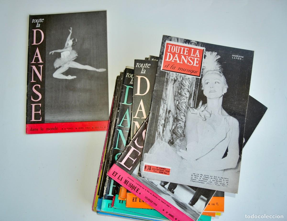 Collezionismo di Riviste e Giornali: Gran lote de 19 revistas de danza contempor&aacute;nea. &rdquo;Toute la Danse&rdquo;. Francia, Par&iacute;s. A&ntilde;os 50.