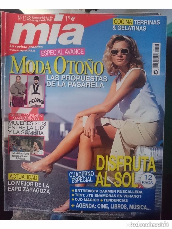 Collezionismo di Riviste e Giornali: MIA N 1143 DEL 4 AL 10 AGOSTO 2008 -CON PUBLICIDAD DE LA EPOCA-NOTICIAS-ETC