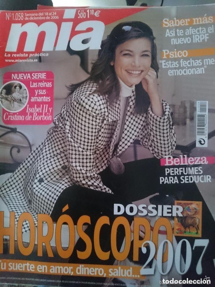 Collezionismo di Riviste e Giornali: MIA N 1058 DEL 18 AL 24 DICIEMBRE 2006 -CON PUBLICIDAD DE LA EPOCA-NOTICIAS-ETC