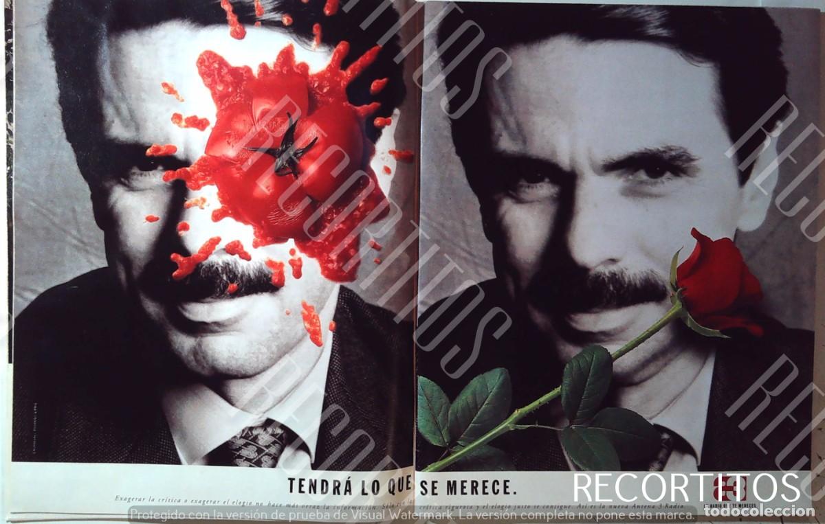 Coleccionismo de revistas y peri&oacute;dicos: A3 ANTENA 3 ANTENA3 RADIO JOSE MARIA AZNAR