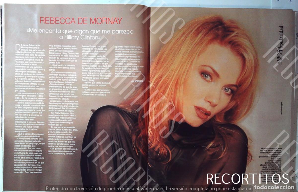 Coleccionismo de revistas y peri&oacute;dicos: rebecca de mornay demornay