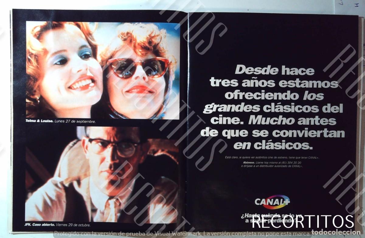 Coleccionismo de revistas y peri&oacute;dicos: TELMA YLOUIS GEENA DAVIS SUSAN SARANDON JFK KEVIN COSTNER