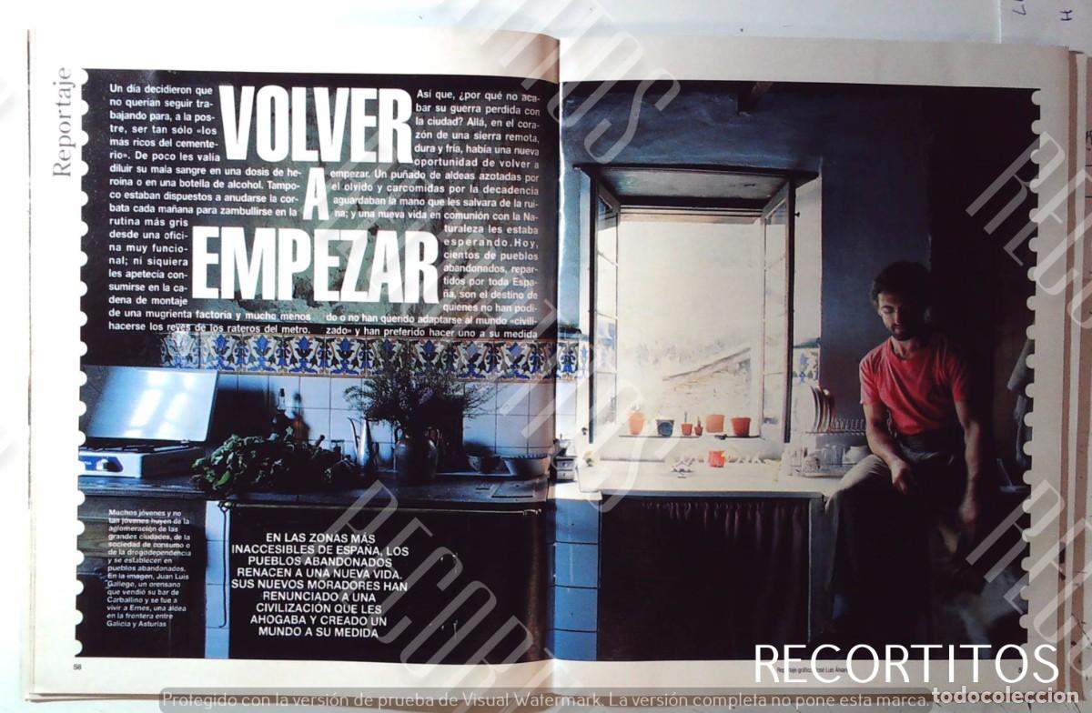 Coleccionismo de revistas y peri&oacute;dicos: VOLVER A EMPEZAR LA ESPA&Ntilde;A ABANDONADA OLVIDADA LOS OFICIOS ARTESANIA ORENSE LA PARADA