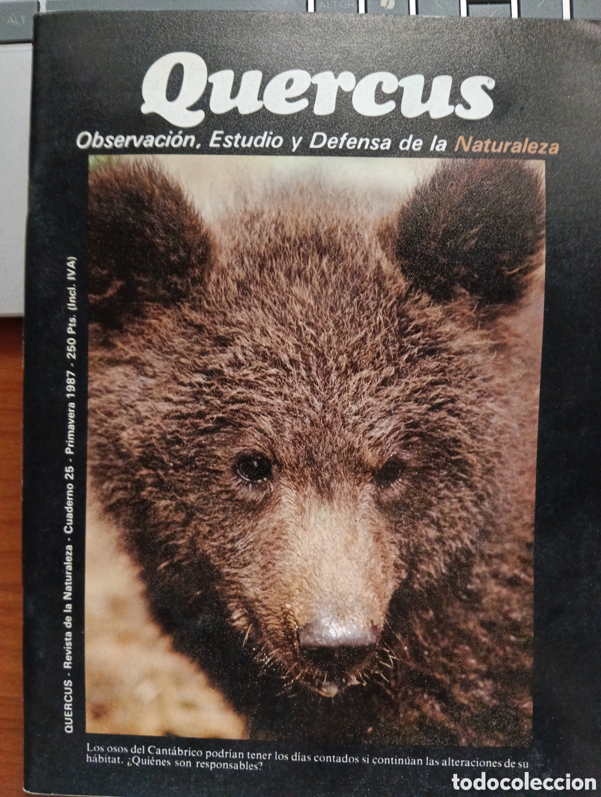 Coleccionismo de revistas y peri&oacute;dicos: Quercus, Cuaderno 25, Revista de la Naturaleza, Primavera 1987