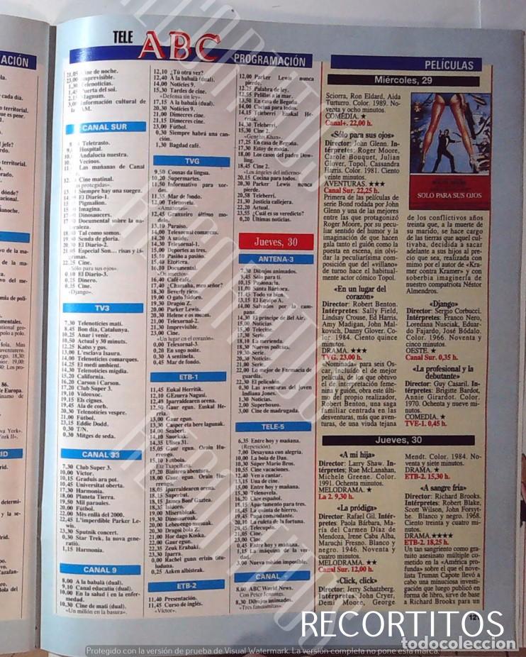 Sammeln von Zeitschriften und Zeitungen: SOLO PARA TUS OJOS JAMES BOND 007 ROGER MOORE KIRK DOUGLAS HENRY FONDA