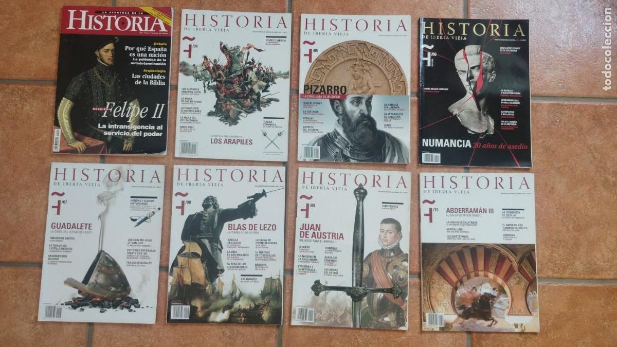 Coleccionismo de revistas y peri&oacute;dicos: HISTORIA.-REVISTAS.-ARTE.-CULTURA.-LOTE DE 8 REVISTAS DE HISTORIA.