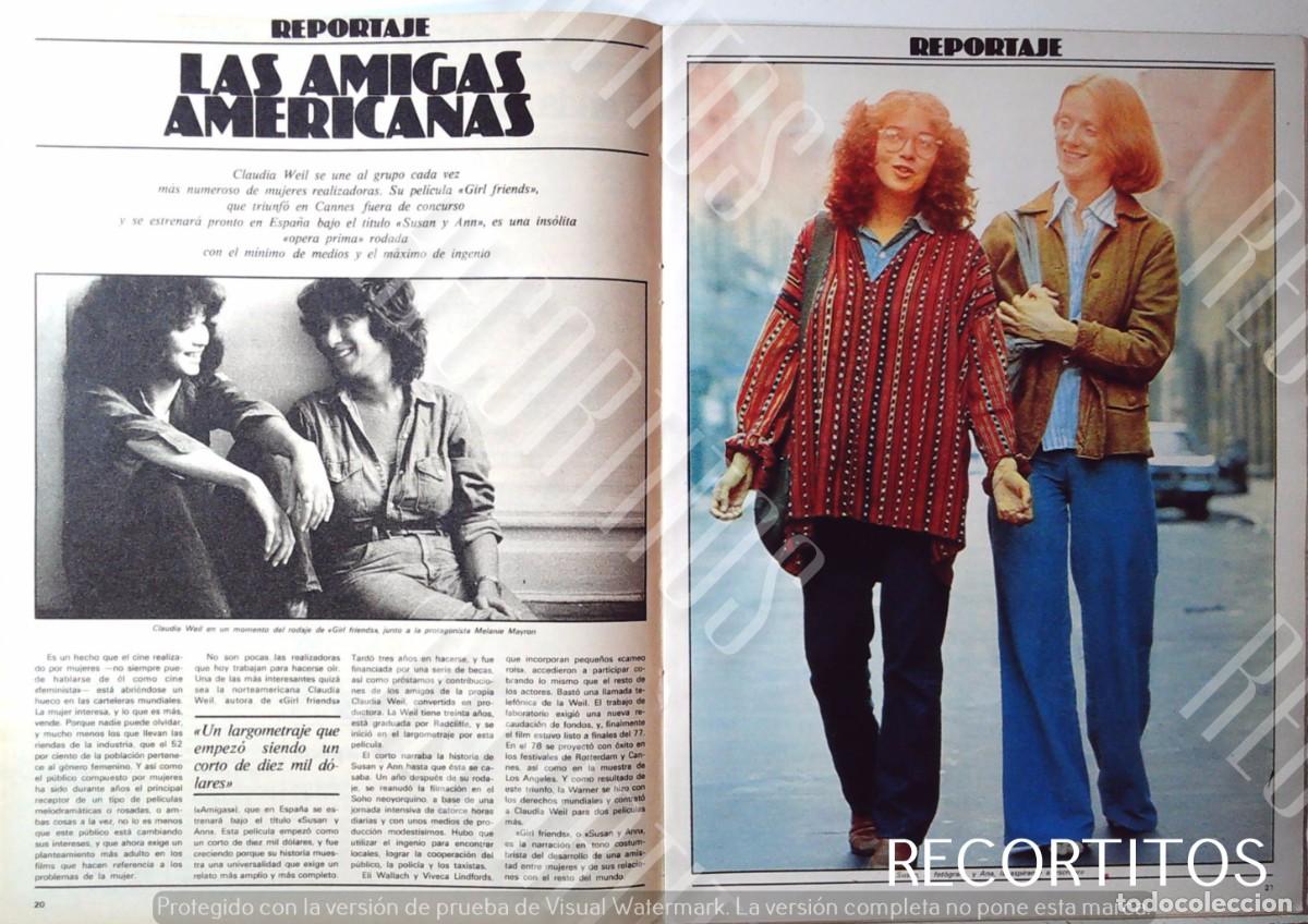 Sammeln von Zeitschriften und Zeitungen: LAS AMIGAS AMERICANAS MELANIE MAYRON CLAUDIA WEIL VIVECA LINDFORDS