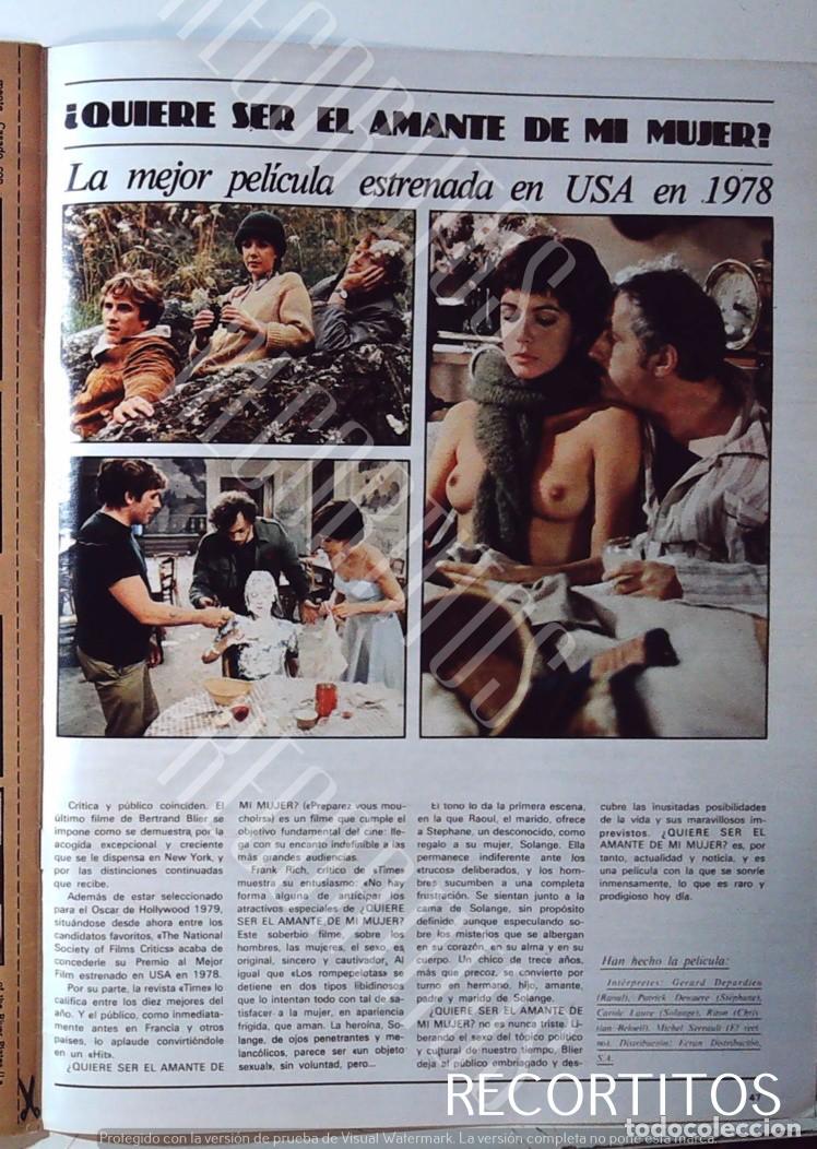 Collezionismo di Riviste e Giornali: QUIER SER EL AMANTE DE MI MUJER GERARD DE PARDIEU CAROLE LAURE RITON
