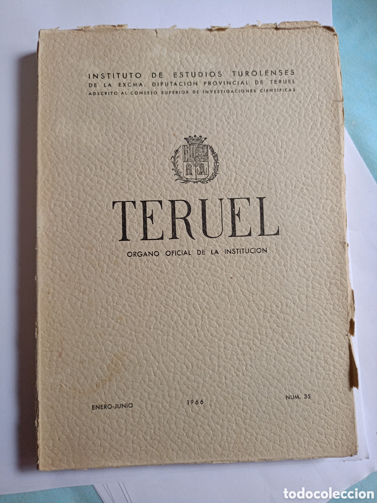 Coleccionismo de revistas y peri&oacute;dicos: REVISTA Teruel. &Oacute;rgano oficial de la Instituci&oacute;n - Instituto de Estudios Turolenses. 1964. Teruel. 2