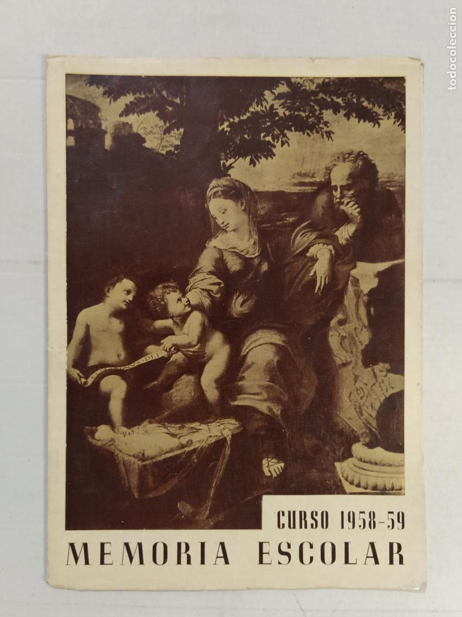 Sammeln von Zeitschriften und Zeitungen: BARCELONA - COLEGIO SAGRADA FAMILIA Y COLEGIO SAN JOSE - MEMORIA ESCOLAR 1958 1959 -VER FOTOS