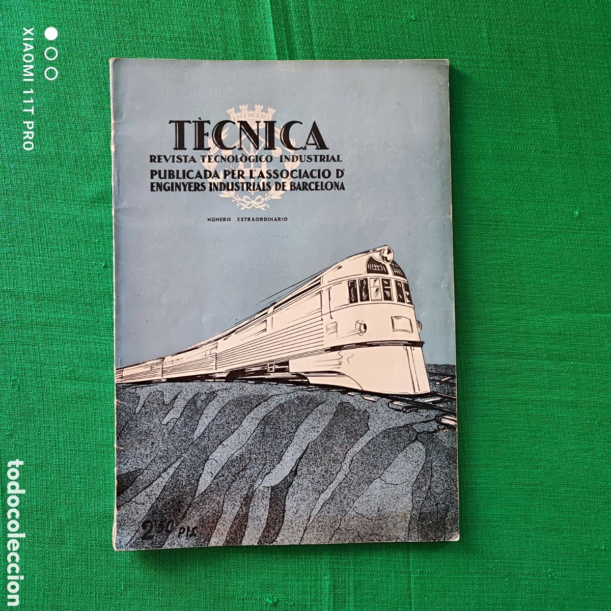 Collezionismo di Riviste e Giornali: Revista T&Eacute;CNICA, n&deg; extraordinario TRENES junio de 1935.