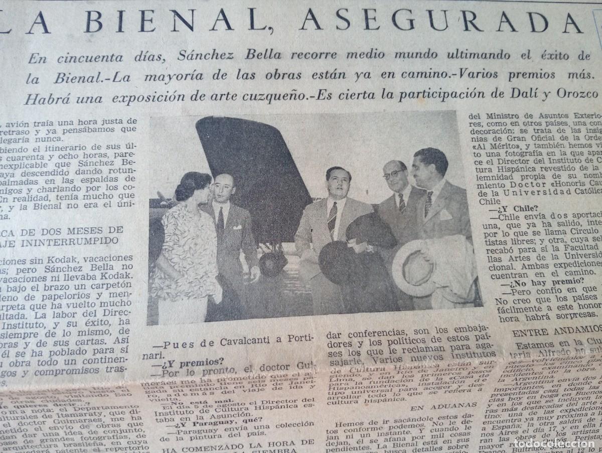 Coleccionismo de revistas y peri&oacute;dicos: REVISTA ENTERA A&Ntilde;O 1951 BIENAL CON SALVADOR DALI Y OROZCO SANCHEZ BELLA CHISTE VI&Ntilde;ETA SOBRE PICASSO