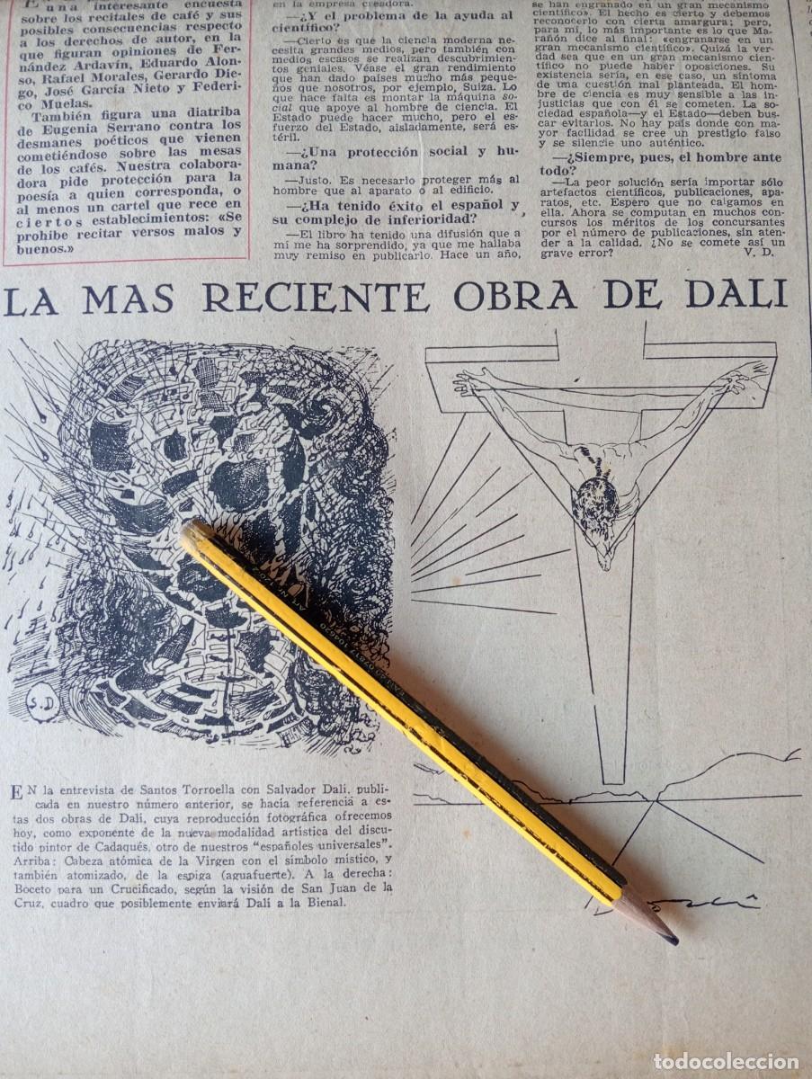 Coleccionismo de revistas y peri&oacute;dicos: REVISTA ENTERA A&Ntilde;O 1951 LAS ULTIMAS OBRAS DE SALVADOR DALI FRANCISCO NIEVA JESUS DE PERCEVAL