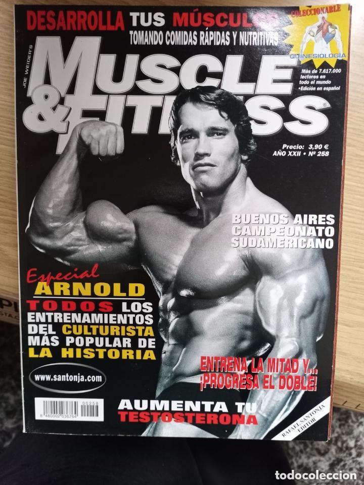 Coleccionismo de revistas y peri&oacute;dicos: MUSCLE AND FITNESS N 258 -CON ARNOLD SCHWARZENEGGER -abril 2005