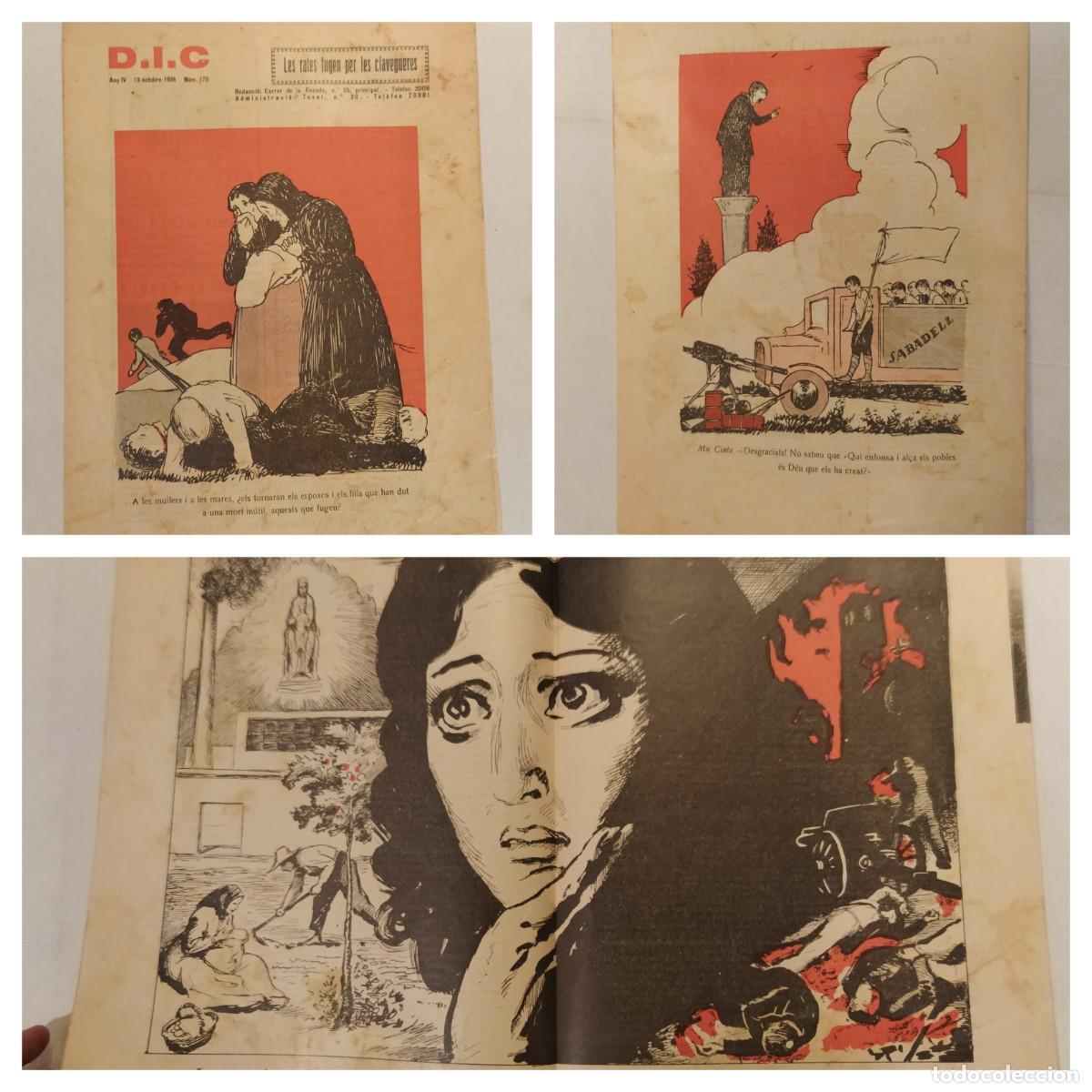 Coleccionismo de revistas y peri&oacute;dicos: D.I.C - ANY 1934 - LA NOSTRA CATALUNYA LA CATALUNYA ESQUERRANA - SABADELL ETC - REVISTA ANTIGA