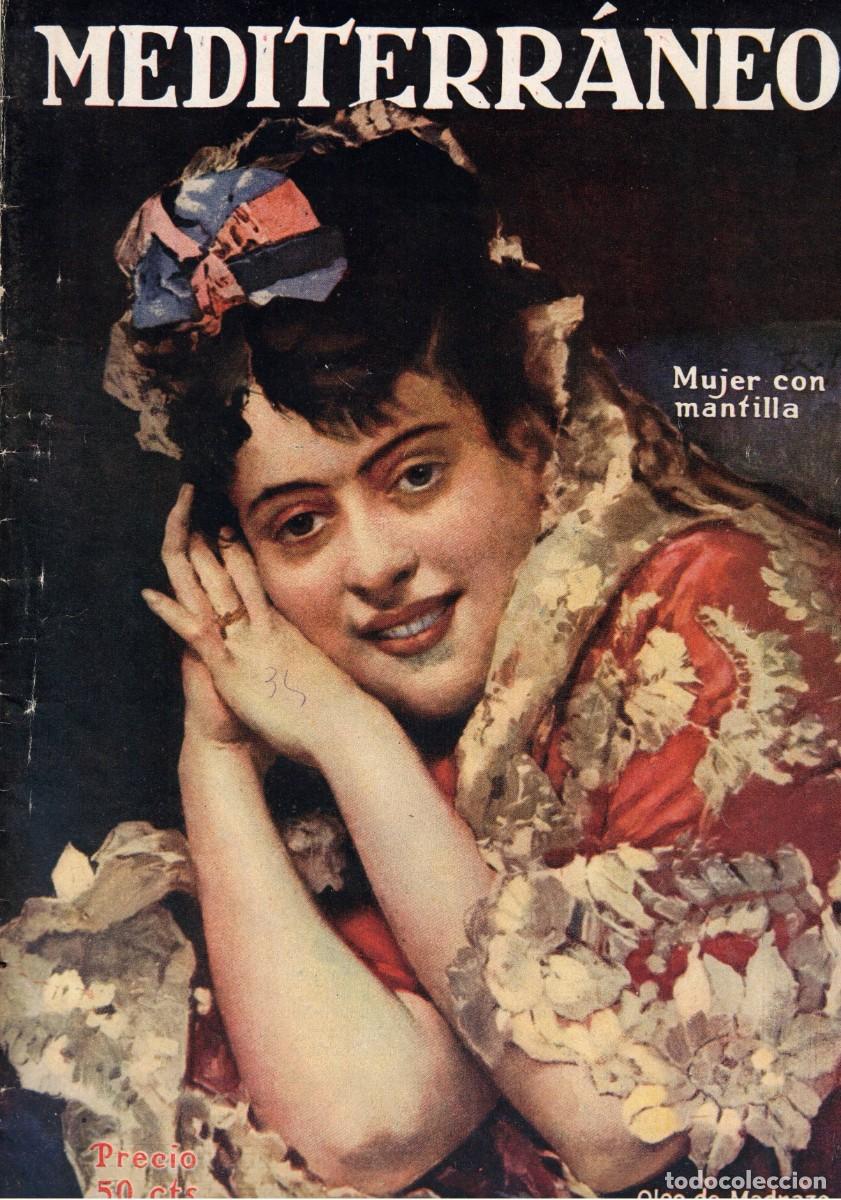 Coleccionismo de revistas y peri&oacute;dicos: Mediterr&aacute;neo - A&ntilde;o 1927 - Revista semanal ilustrada - N&uacute;m. 35 - 30 de julio