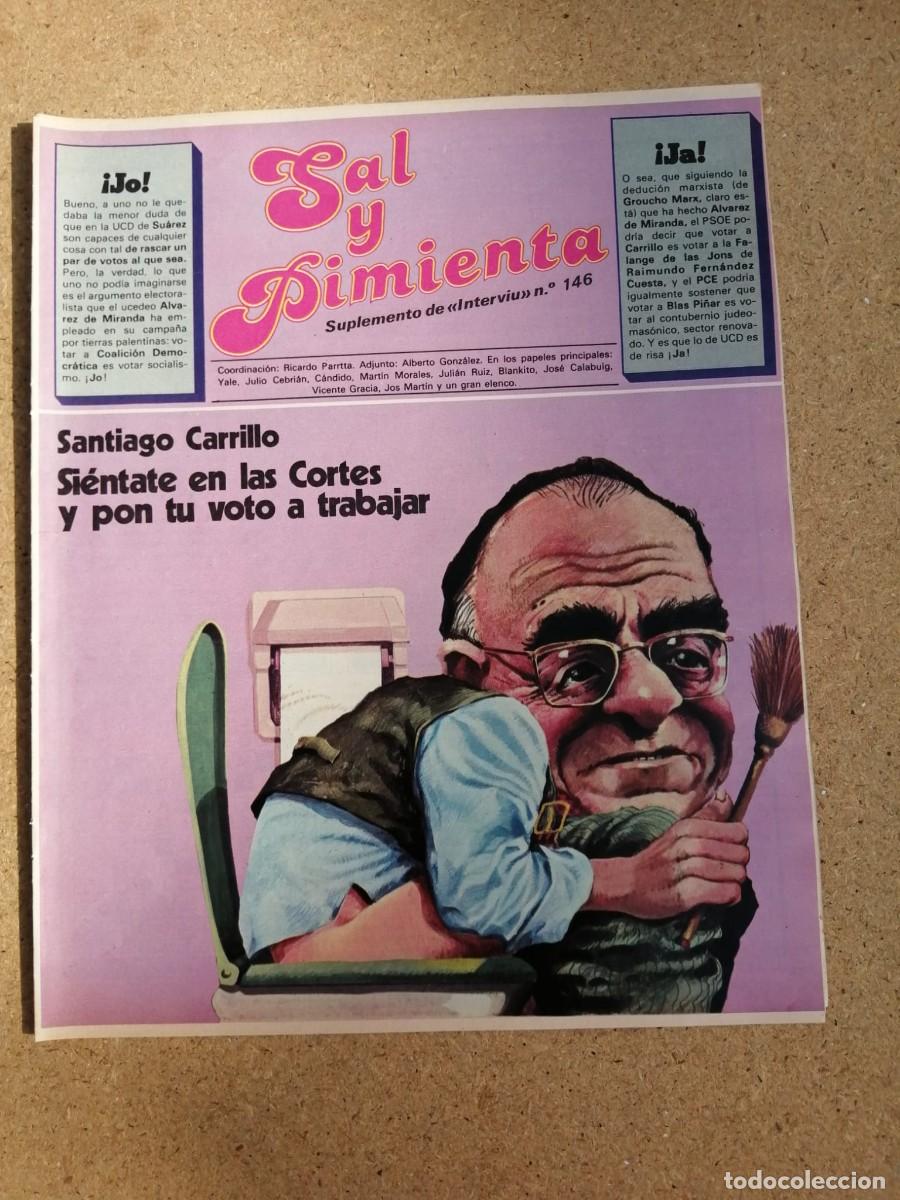Coleccionismo de revistas y peri&oacute;dicos: SAL Y PIMIENTA. SUPLEMENTO DE LA REVISTA INTERVIU (NUMERO 146)