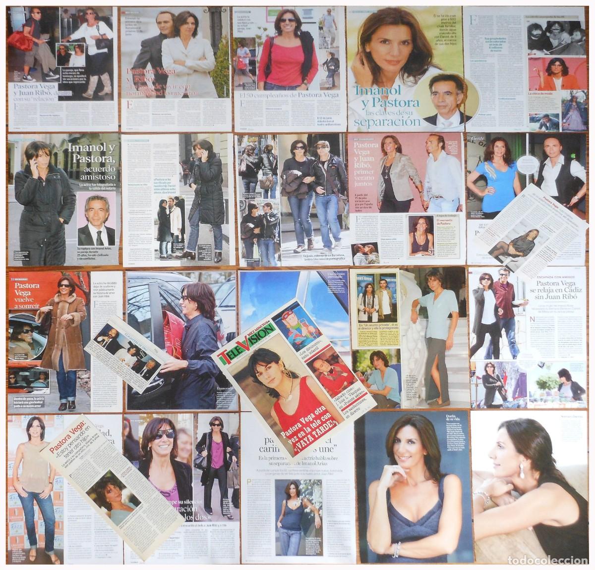 Coleccionismo de revistas y peri&oacute;dicos: PASTORA VEGA coleccion de prensa 1980s/00s fotos clippings recortes actriz cine espa&ntilde;ol