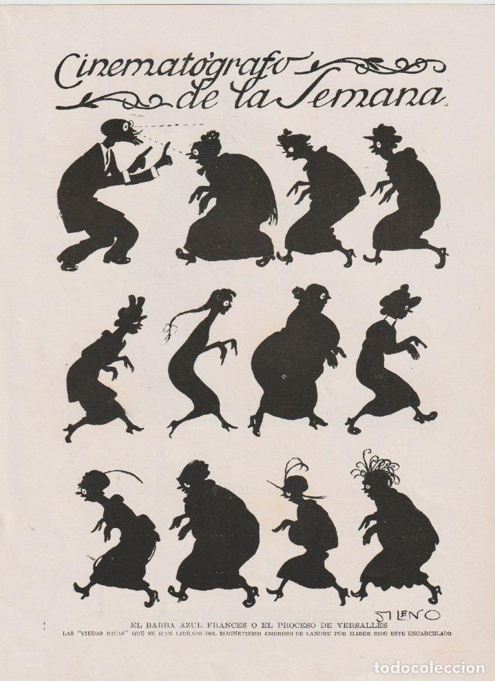 Coleccionismo de revistas y peri&oacute;dicos: El Barba Azul franc&eacute;s o el proceso de Versalles / humor pol&iacute;tico de Sileno - 1921