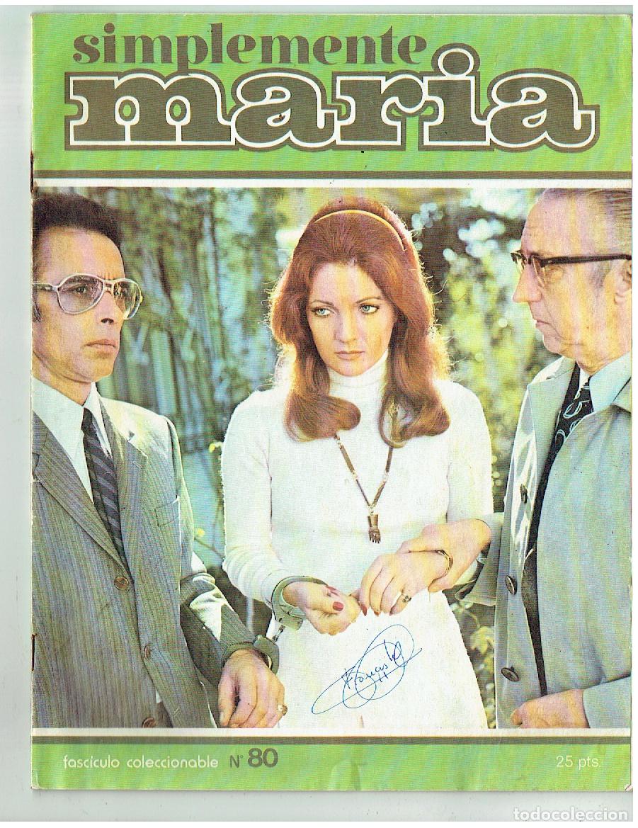 Coleccionismo de revistas y peri&oacute;dicos: SIMPLEMENTE MAR&Iacute;A. FASC&Iacute;CULO COLECCIONABLE N&ordm; 80.. (ST/PRENSA)