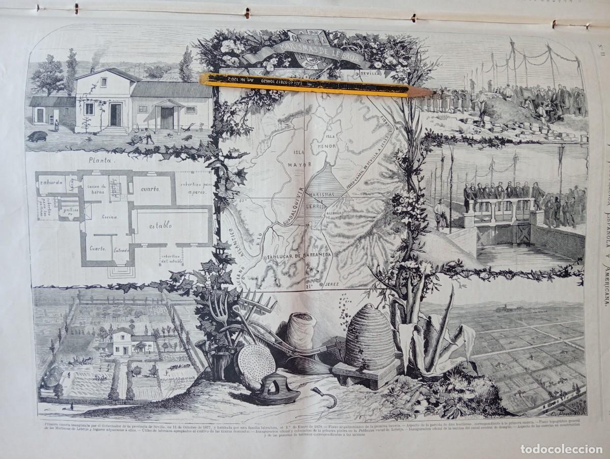 Coleccionismo de revistas y peri&oacute;dicos: REVISTA ENTERA A&Ntilde;O 1878 BARAJAS DE MELO POESIAS DE VICTOR HUGO LAS MARISMAS DE LEBRIJA