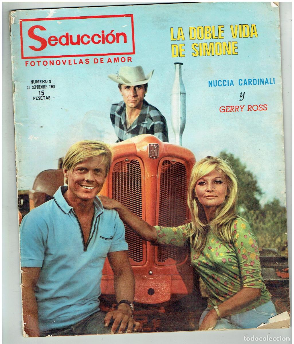 Coleccionismo de revistas y peri&oacute;dicos: FOTONOVELA. SEDUCCI&Oacute;N. N&ordm; 9. LA DOBLE VIDA SW SIMONE. CONTRAPORTADA : PETER O&acute;TOOLE. (ST/PRENSA)