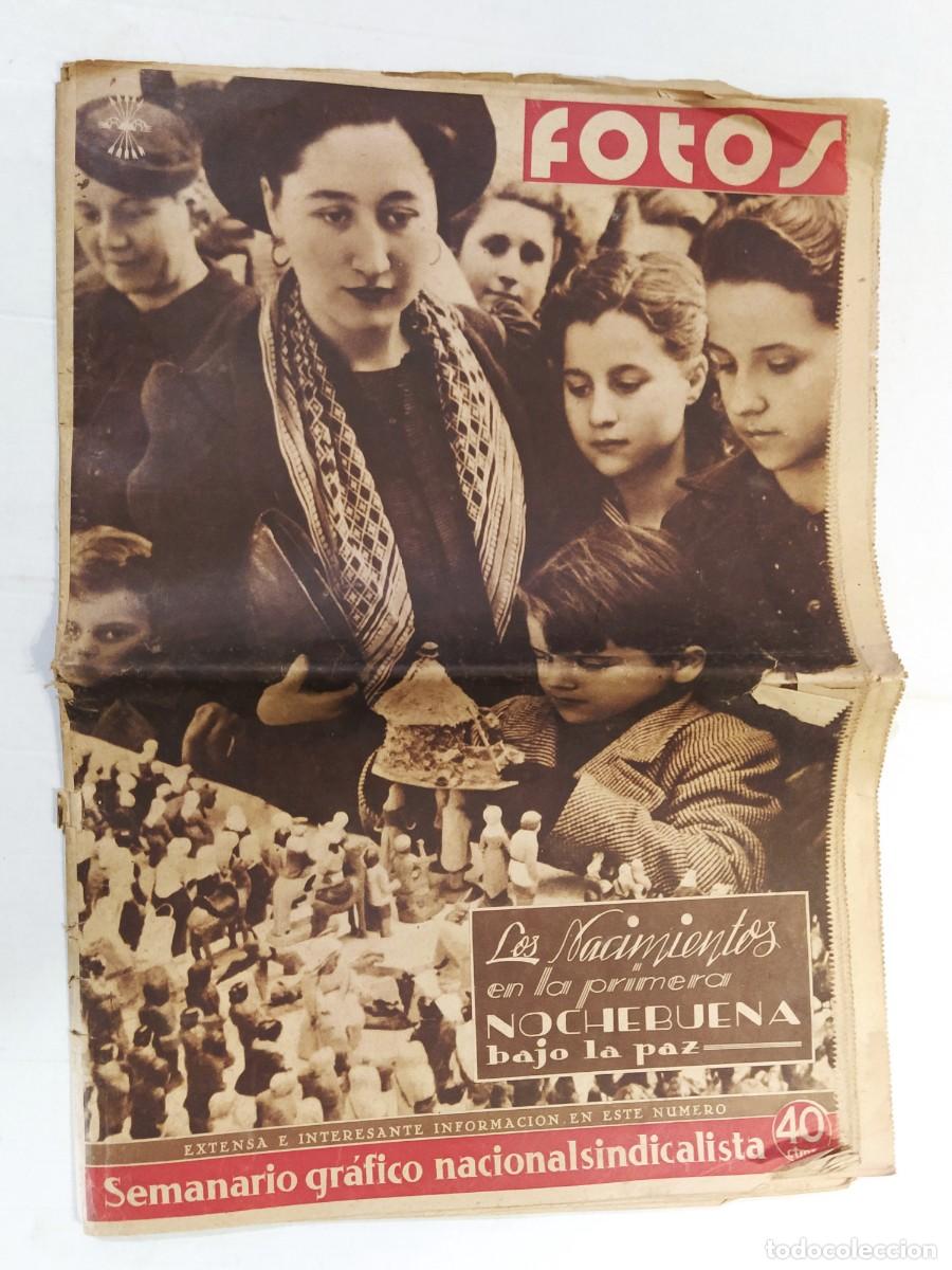 Coleccionismo de revistas y peri&oacute;dicos: FOTOS-A&Ntilde;O 1939-NOCHEBUENA-BUQUES DE GUERRA-MATERNIDAD-CIRCO-JUGUETES ETC-REVISTA ANTIGUA