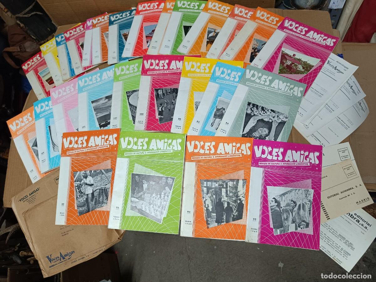 Coleccionismo de revistas y peri&oacute;dicos: GRAN LOTE DE 30 ANTIGUAS REVISTAS VOCES AMIGAS, 1959 - 1967 . INFORMACION CULTURAL, INGL&Eacute;S -P25