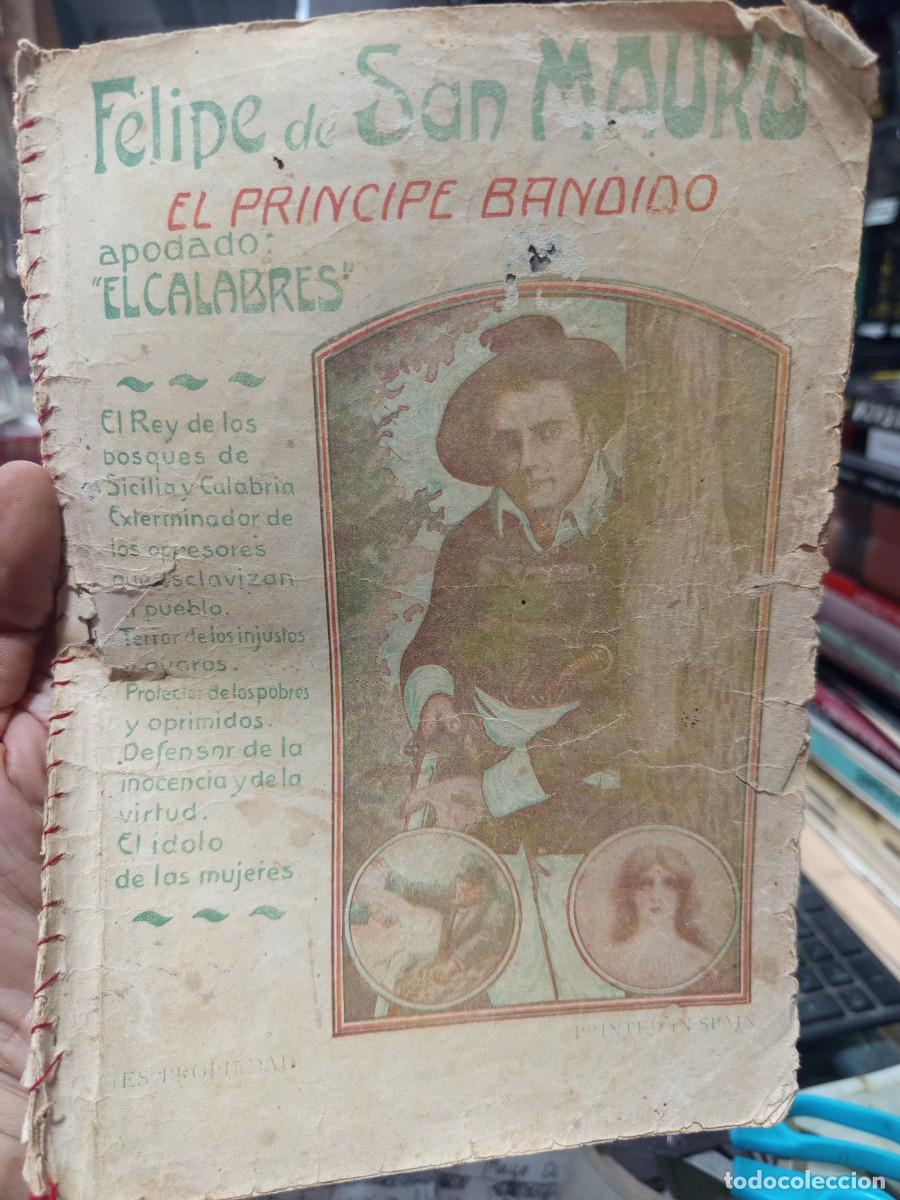 Coleccionismo de revistas y peri&oacute;dicos: Felipe de San Mauro El Principe Bandido. Editorial Vecchi