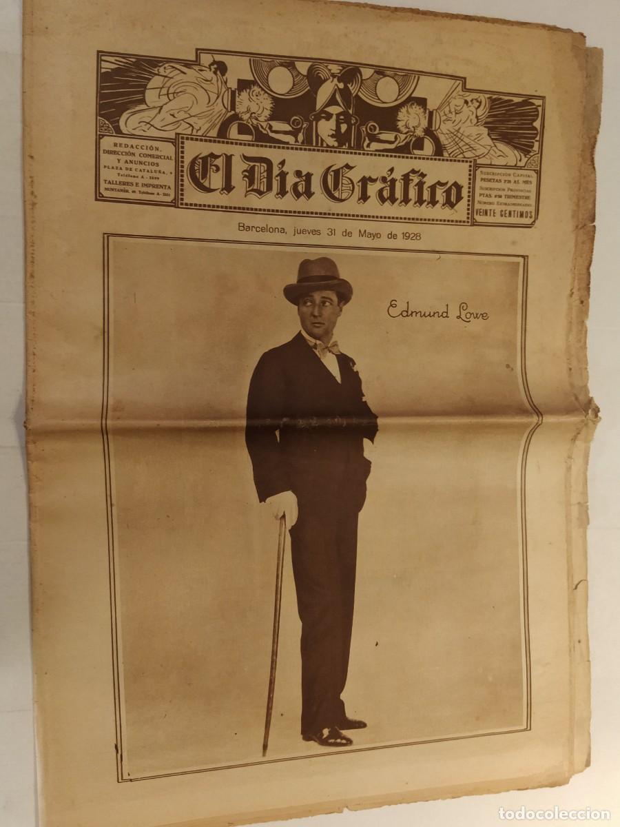 Coleccionismo de revistas y peri&oacute;dicos: EL DIA GRAFICO - 31 DE MAYO A&Ntilde;O 1928 - CORDOBA - SEVILLA VIRGEN DEL ROCIO - REUS - UZCUDUN BILBAO