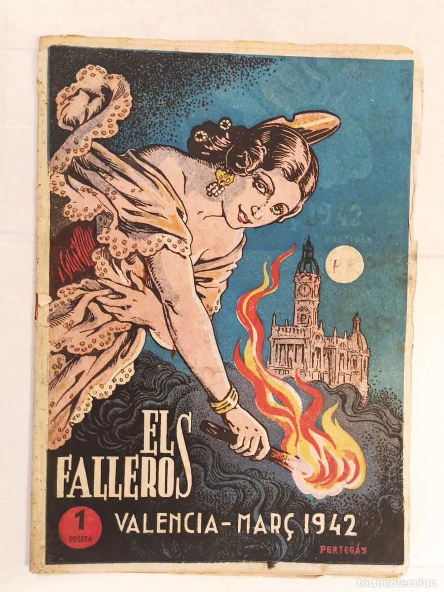 Coleccionismo de revistas y peri&oacute;dicos: LAS FALLAS - ELS FALLEROS - VALENCIA MAR&Ccedil; ANY 1942 - REVISTA ANTIGA -VEURE FOTOS