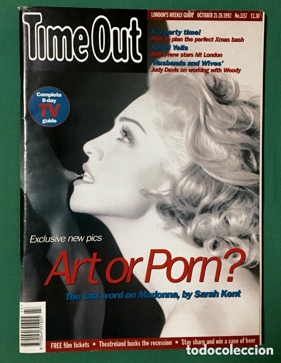 Collection Magazines and Newspapers: MADONNA REVISTA TIME OUT 1992 MUY RARA SEX EROTICA