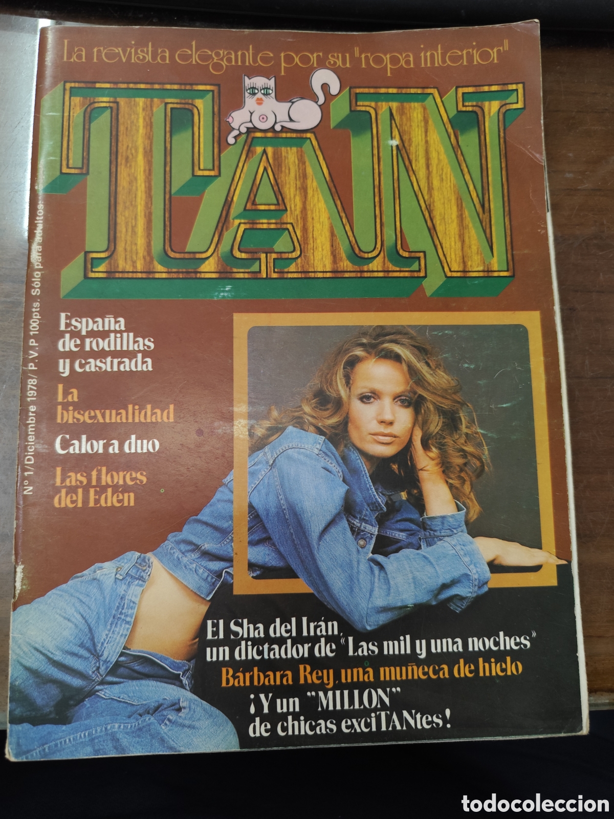 Coleccionismo de revistas y peri&oacute;dicos: Tan. N 1. La revista elegante por su ropa interior. Erotica