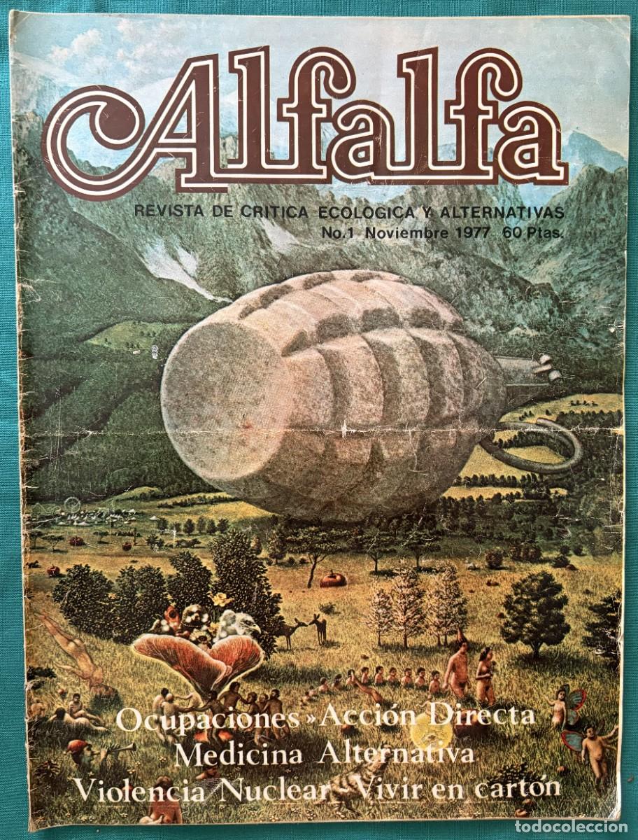Coleccionismo de revistas y peri&oacute;dicos: RVAL001, ALFALFA NUMERO 1, REVISTA DE CR&Iacute;TICA ECOL&Oacute;GICA Y ALTERNATIVAS, NOVIEMBRE 1977
