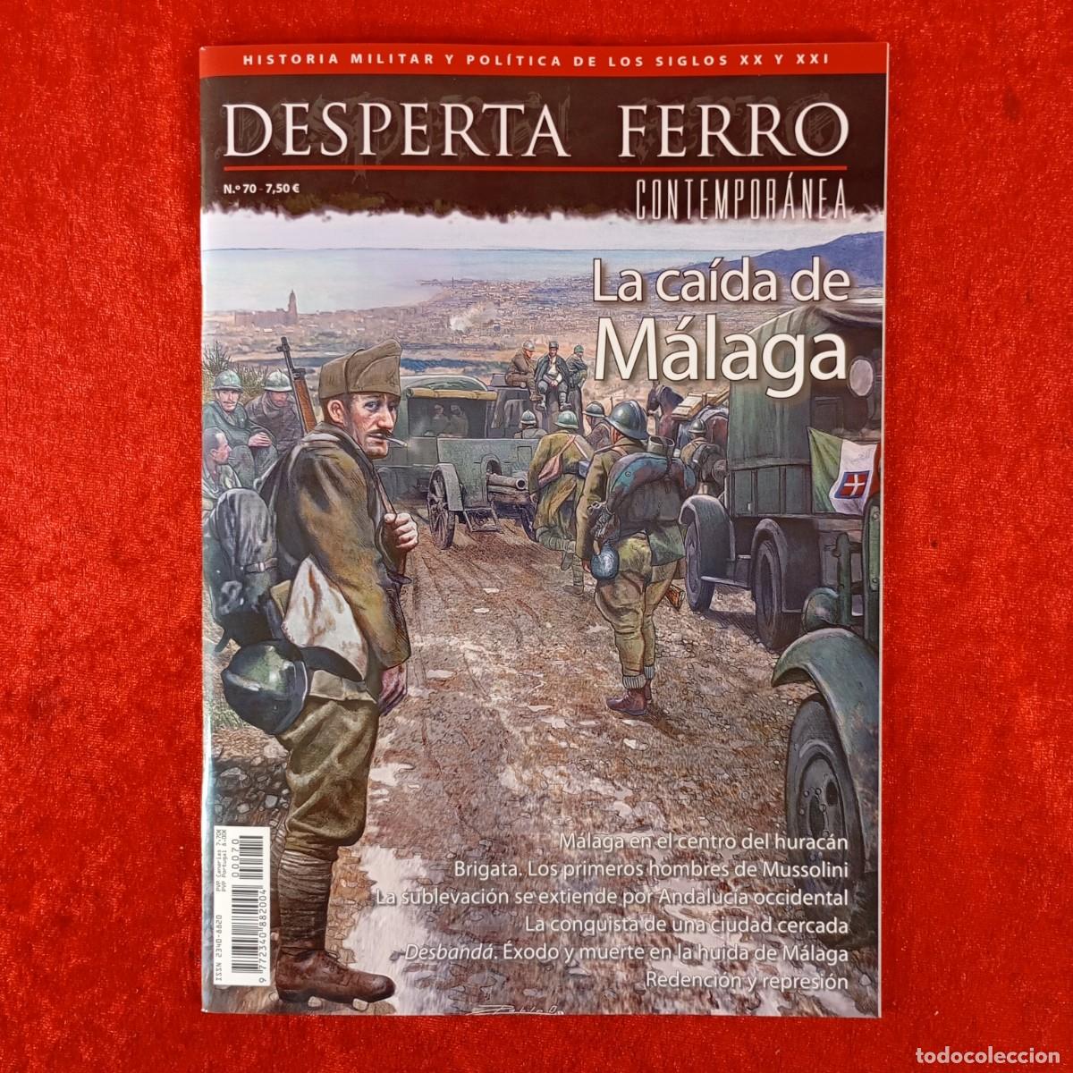 Coleccionismo de revistas y peri&oacute;dicos: DESPERTA FERRO - CONTEMPOR&Aacute;NEA - N&ordm; 70 - LA CA&Iacute;DA DE M&Aacute;LAGA - HISTORIA MILITAR Y POL&Iacute;TICA / 1814
