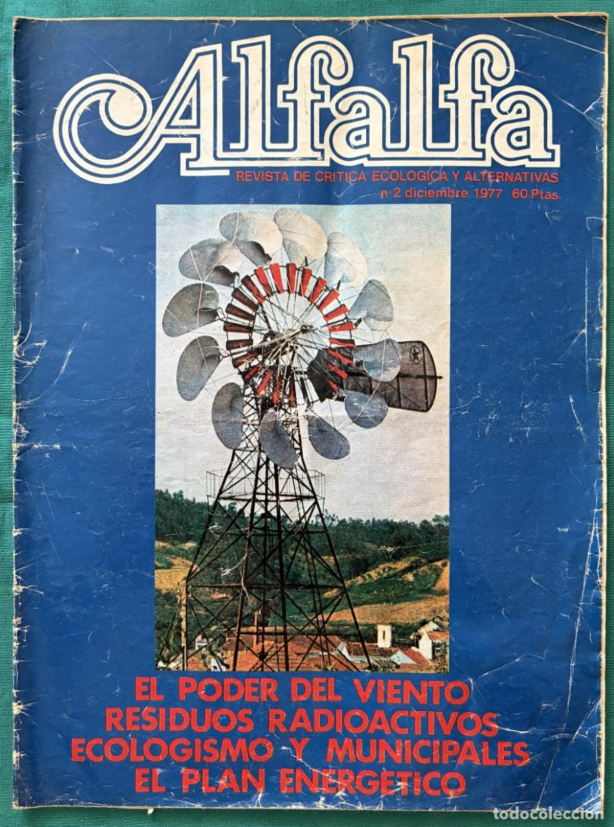 Coleccionismo de revistas y peri&oacute;dicos: RVAL002, ALFALFA NUMERO 2, REVISTA DE CR&Iacute;TICA ECOL&Oacute;GICA Y ALTERNATIVAS, DICIEMBRE 1977