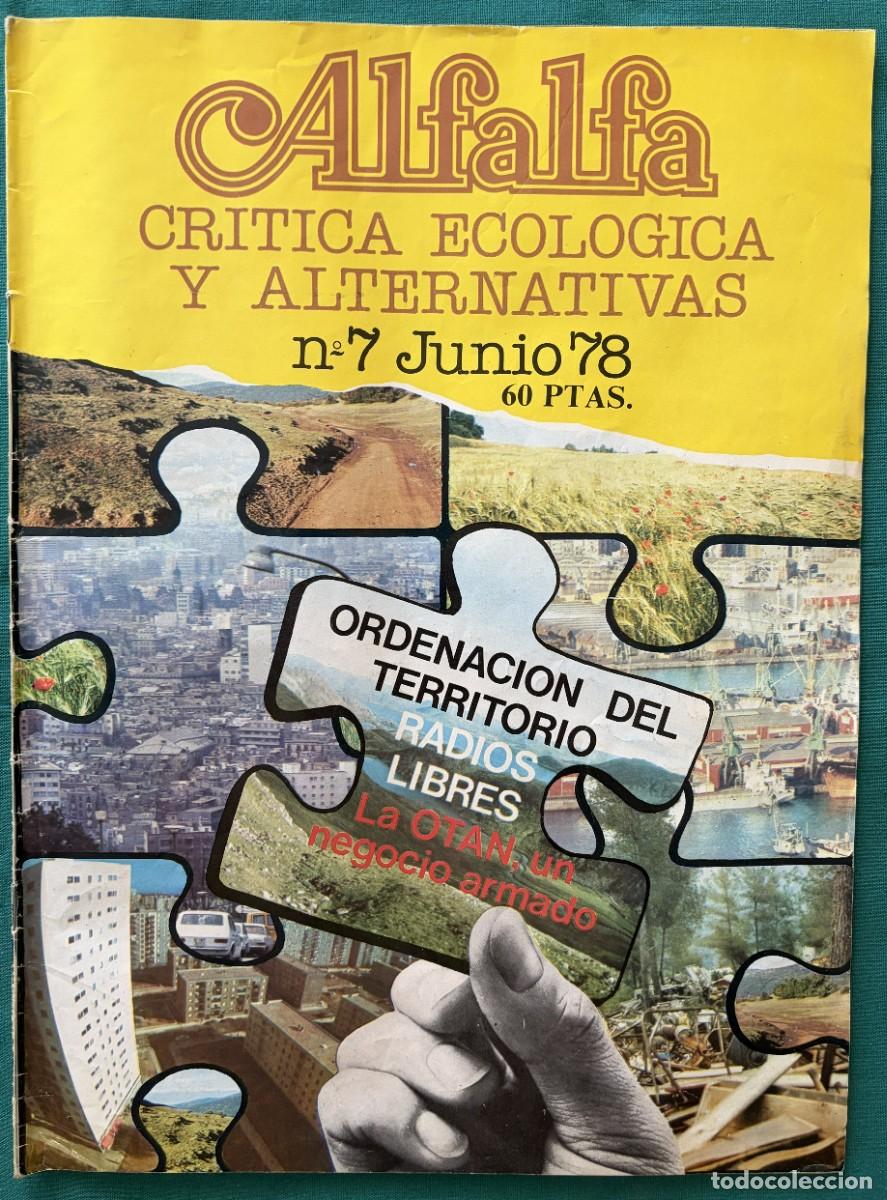 Coleccionismo de revistas y peri&oacute;dicos: RVAL007, ALFALFA NUMERO 7, REVISTA DE CR&Iacute;TICA ECOL&Oacute;GICA Y ALTERNATIVAS, JUNIO 1978