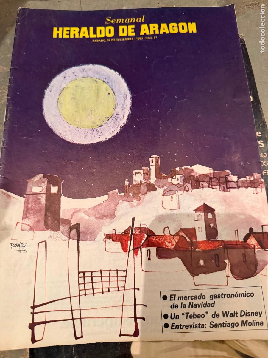 Coleccionismo de revistas y peri&oacute;dicos: Semanal heraldo de Arag&oacute;n reportaje paul mccartney 1983