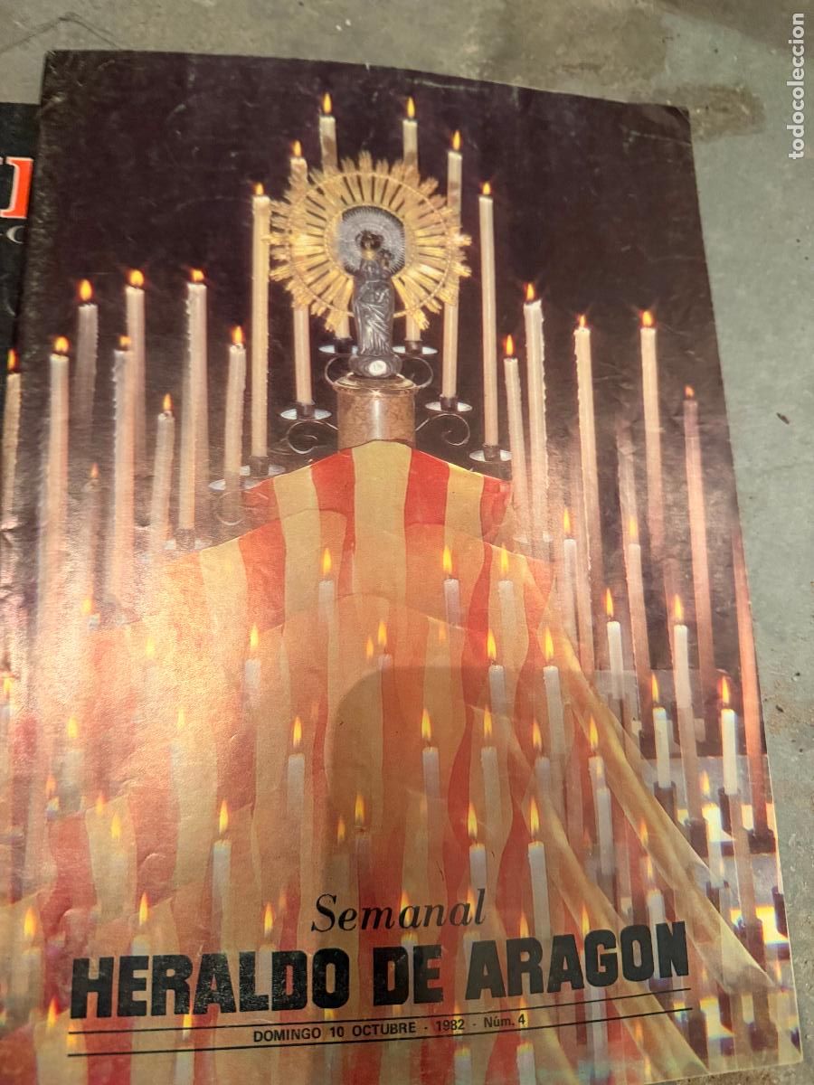 Coleccionismo de revistas y peri&oacute;dicos: Semanal heraldo de Arag&oacute;n entrevista miss Espa&ntilde;a es aragonesa 1982