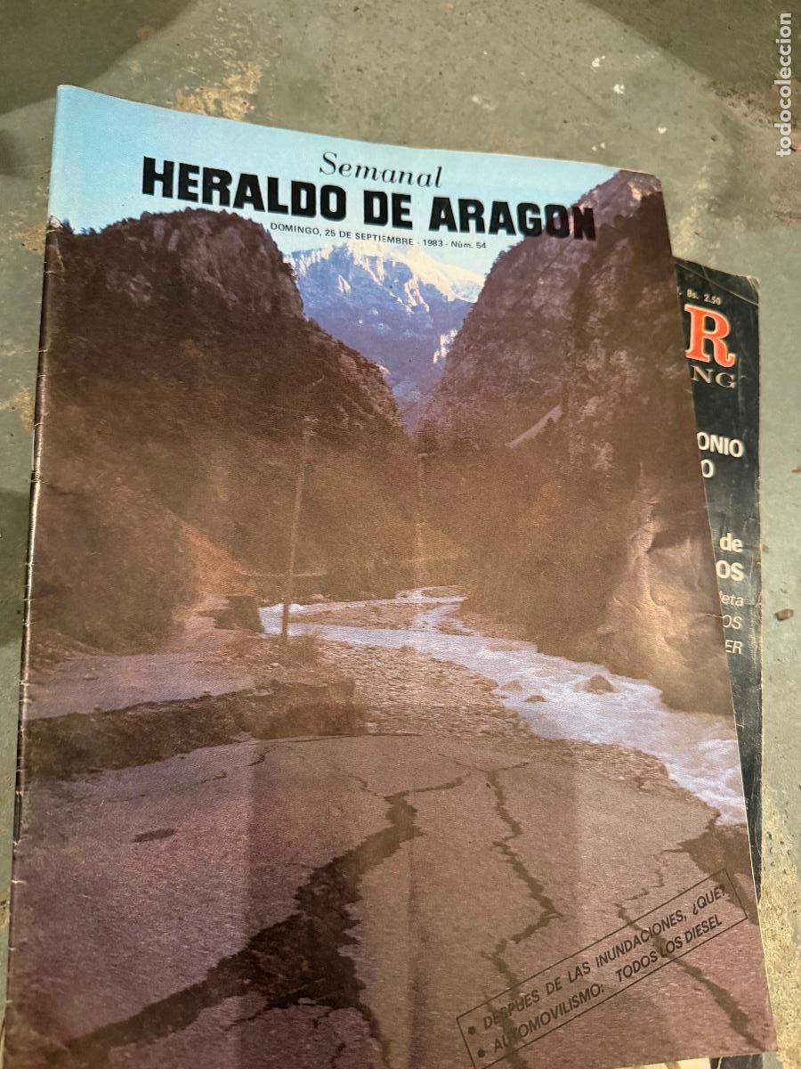 Collectionnisme de Revues et Journaux: Semanal heraldo de Arag&oacute;n entrevista madame geminis ocultista 1983