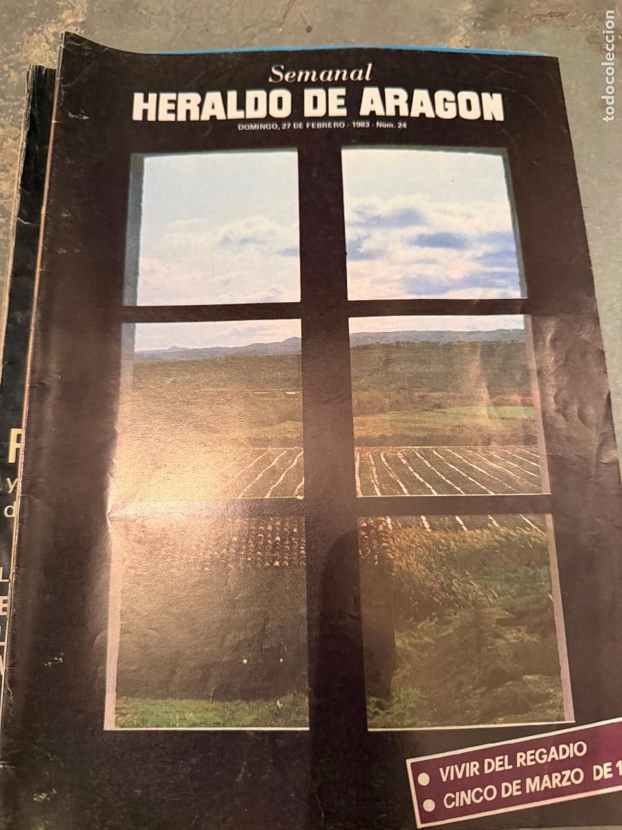 Collectionnisme de Revues et Journaux: Semanal heraldo de Arag&oacute;n reportaje the who 1983
