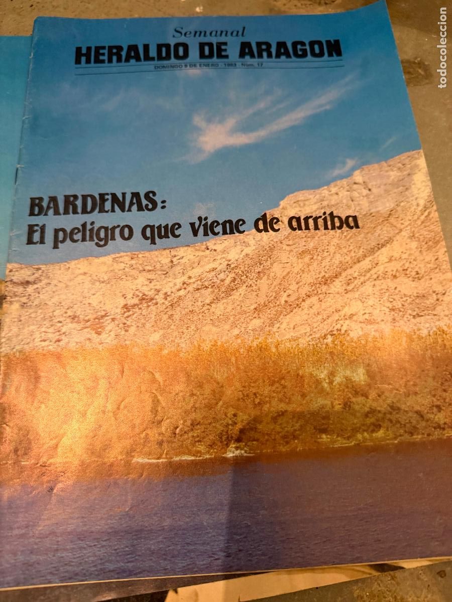 Collectionnisme de Revues et Journaux: Semanal heraldo de Arag&oacute;n reportaje 1 concurso de rock ciudad de Zaragoza 1983