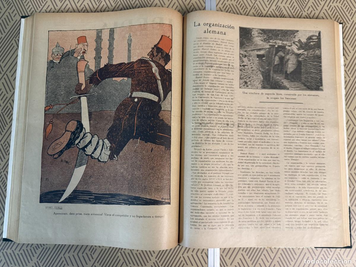 Coleccionismo de revistas y peri&oacute;dicos: Revista Iberia encuadernada 2 vol&uacute;menes de 1915 a 1917