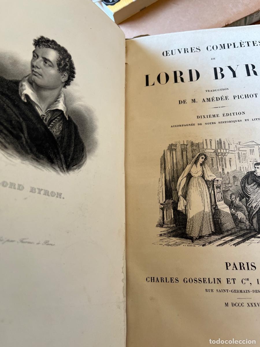 Coleccionismo de revistas y peri&oacute;dicos: &OElig;uvres completes de Lord Byron, Paris, Ch. Gosselin, 1838